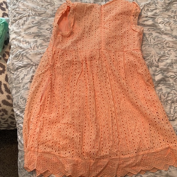 Eyelet summer dress Ruffles boho California with built in shorts READ - Picture 3 of 10